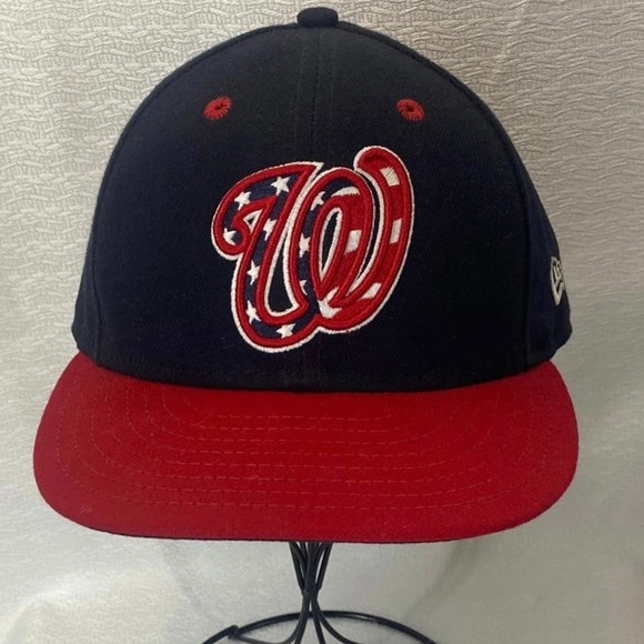 New Era Other - New Era 59Fifty Washington Nationals Baseball Cap Stars & Stripes sz 7-1/4